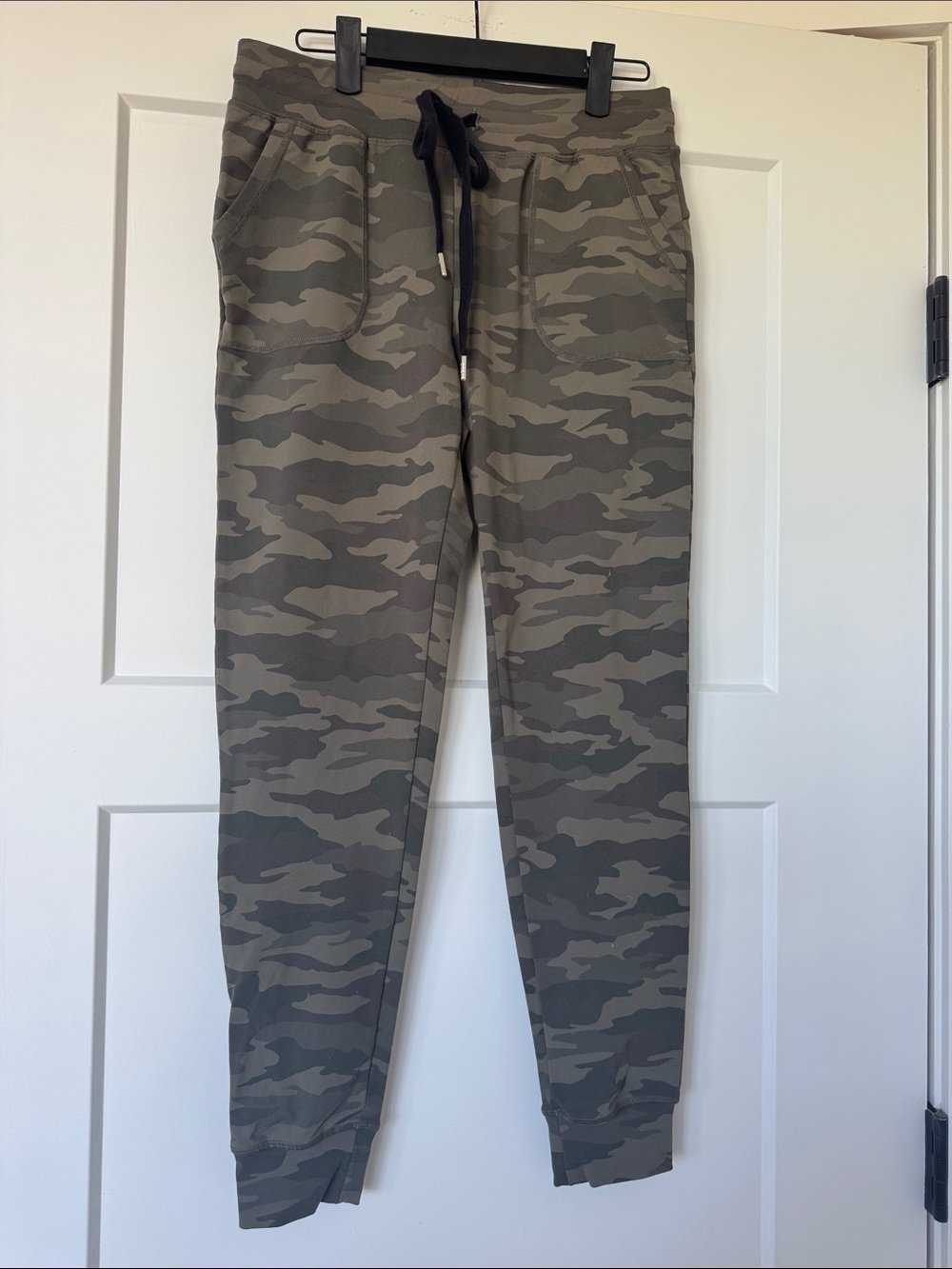 Green Camo Drawstring Joggers